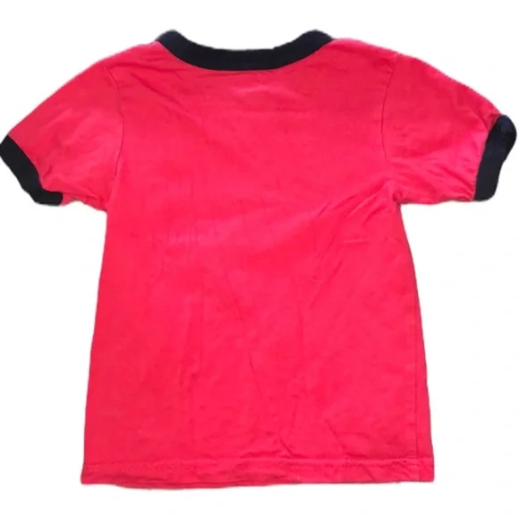 🔴 5/$25 SALE 🔴 Red & Black Lets Rock Graphic Tee - Picture 2 of 7